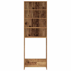 vidaXL Washing Machine Cabinet Old Wood 64x24x190 cm 6