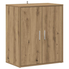 vidaXL Shoe Cabinet 60 x 35 x 70 cm Artisan Oak 5 shelves 2