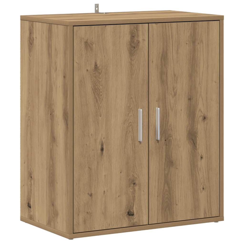 vidaXL Shoe Cabinet 60 x 35 x 70 cm Artisan Oak 5 shelves 2