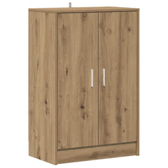 vidaXL Shoe Cabinet 60 x 35 x 92 cm Artisan Oak 2