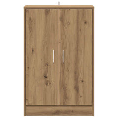 vidaXL Shoe Cabinet 60 x 35 x 92 cm Artisan Oak 4