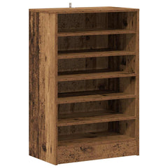 vidaXL Shoe Cabinet 60 x 35 x 92 cm Old Wood 2