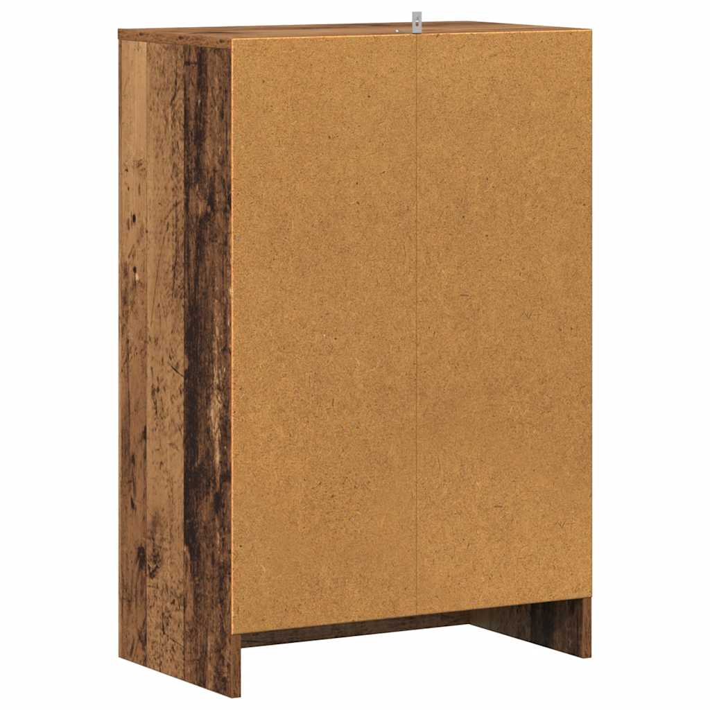 vidaXL Shoe Cabinet 60 x 35 x 92 cm Old Wood 5