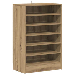 vidaXL Shoe Cabinet 60 x 35 x 92 cm Artisan Oak 6 pairs of shoes 2