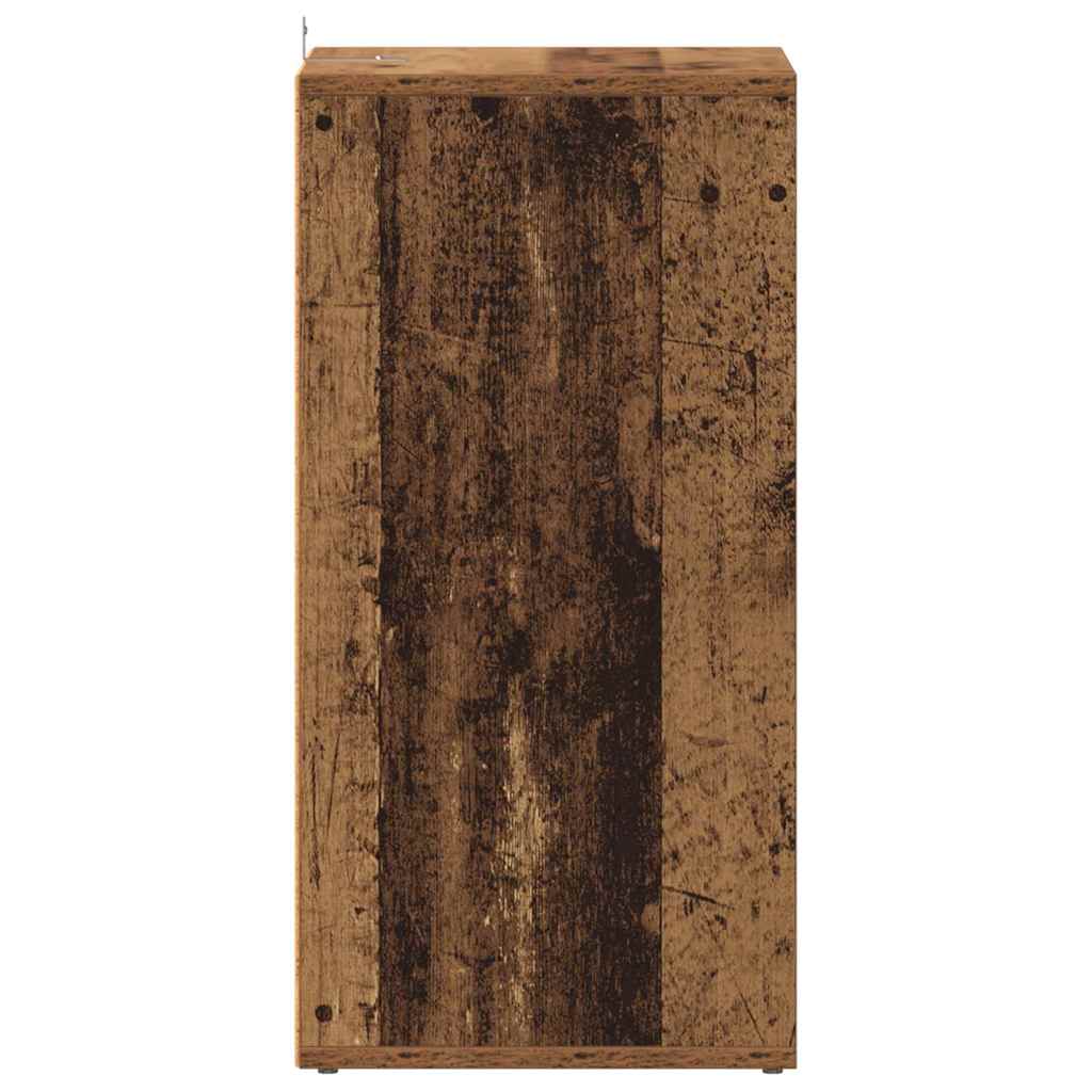 vidaXL Shoe Cabinet 32 x 35 x 70 cm Old Wood 6