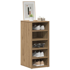 vidaXL Shoe Cabinet 32 x 35 x 70 cm Artisan Oak 5 pairs of shoes 3