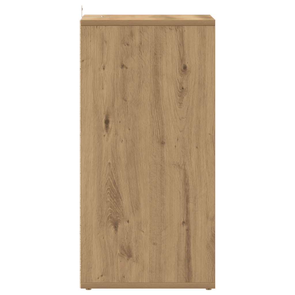 vidaXL Shoe Cabinet 32 x 35 x 70 cm Artisan Oak 5 pairs of shoes 6