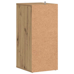 vidaXL Shoe Cabinet 32 x 35 x 70 cm Artisan Oak 5 pairs of shoes 5