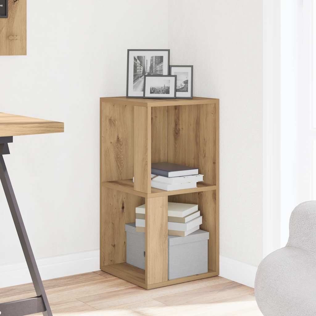 vidaXL Corner Cabinet Artisan Oak 33x33x67 cm Engineered Wood 3
