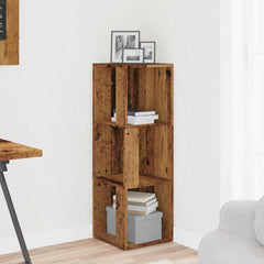 vidaXL Corner Cabinet Old Wood 33x33x100 cm Engineered Wood 3