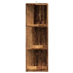 vidaXL Corner Cabinet Old Wood 33x33x100 cm Engineered Wood 4