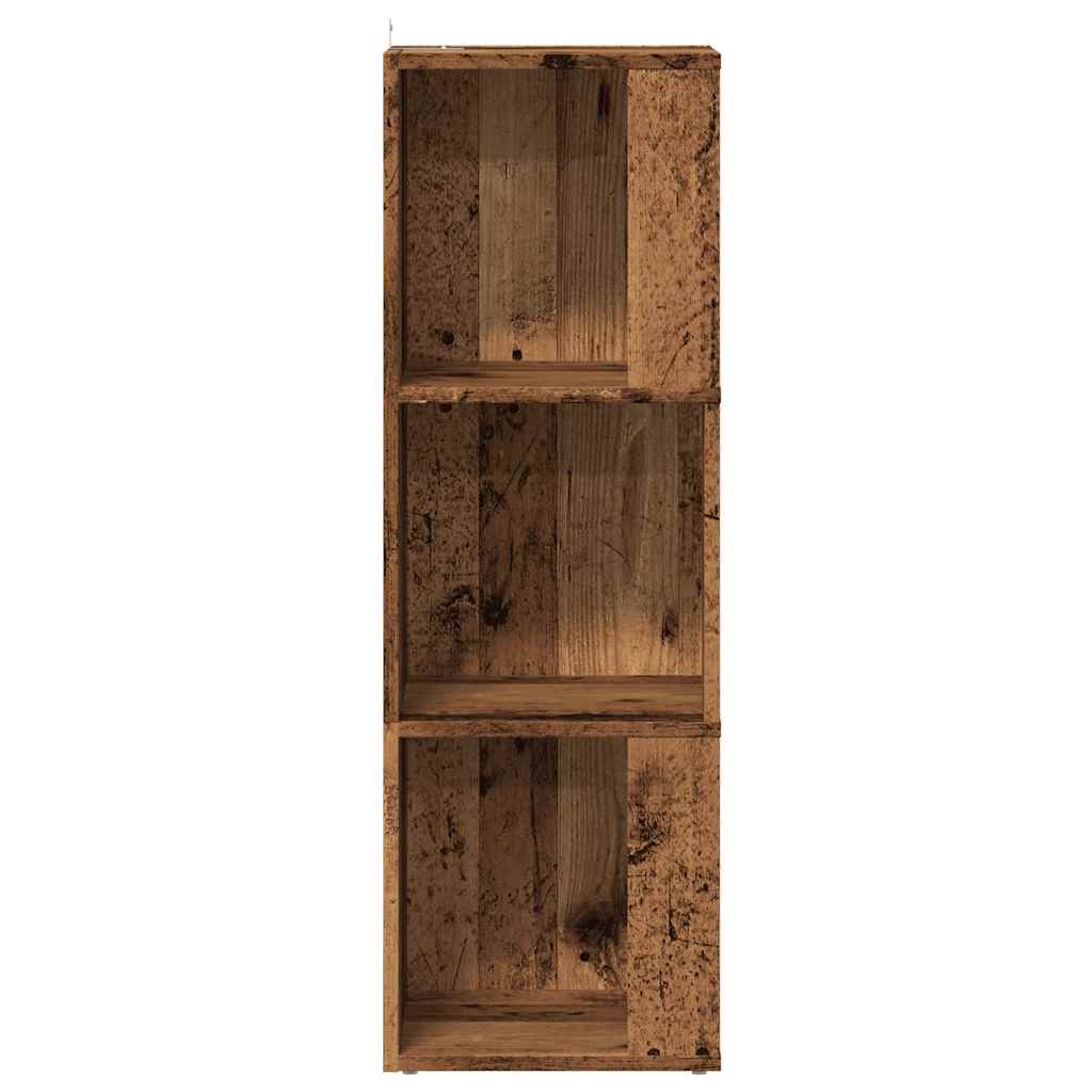 vidaXL Corner Cabinet Old Wood 33x33x100 cm Engineered Wood 6