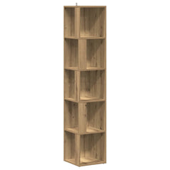Corner Cabinet 33x33x164.5 cm Engineered Wood 33 x 33 x 165 cm Artisan oak