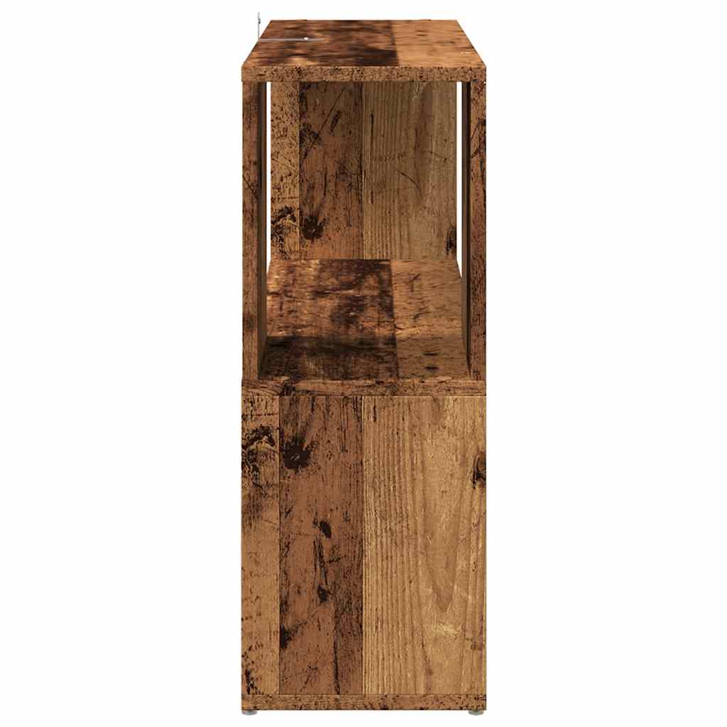 vidaXL Book Cabinet/Room Divider Old Wood 80x24x63 cm 5