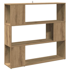 Book Cabinet Room Divider 100x24x94 cm Width 100 cm Height 94 cm Artisan oak