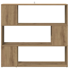 vidaXL Book Cabinet/Room Divider Artisan Oak 100x24x94 cm 4