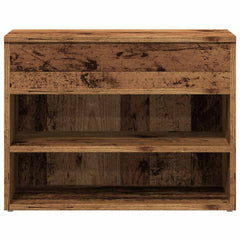 vidaXL Shoe Bench Old Wood 60x30x45 cm Engineered Wood 4