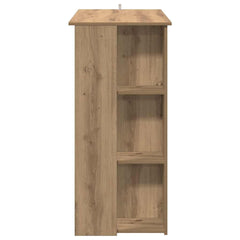 vidaXL Bar Table with Shelf Artisan Oak 102x50x103.5 cm Engineered Wood 5