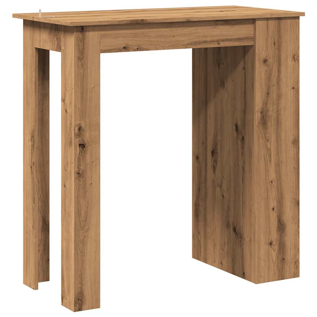 vidaXL Bar Table with Storage Rack Artisan Oak 102x50x103.5 cm 6