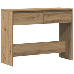 vidaXL Console Table Artisan Oak 100x35x76.5 cm Engineered Wood 2
