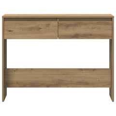 vidaXL Console Table Artisan Oak 100x35x76.5 cm Engineered Wood 5