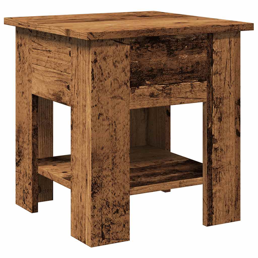 vidaXL Coffee Table Old Wood 40x40x42 cm Engineered Wood 5