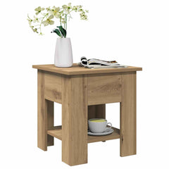 vidaXL Coffee Table Artisan Oak 40x40x42 cm Engineered Wood 3