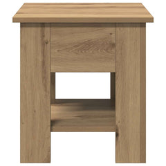 vidaXL Coffee Table Artisan Oak 40x40x42 cm Engineered Wood 4