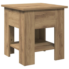 vidaXL Coffee Table Artisan Oak 40x40x42 cm Engineered Wood 5