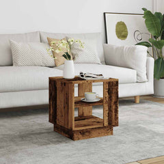 vidaXL Coffee Table Old Wood 40x40x43 cm Engineered Wood 3