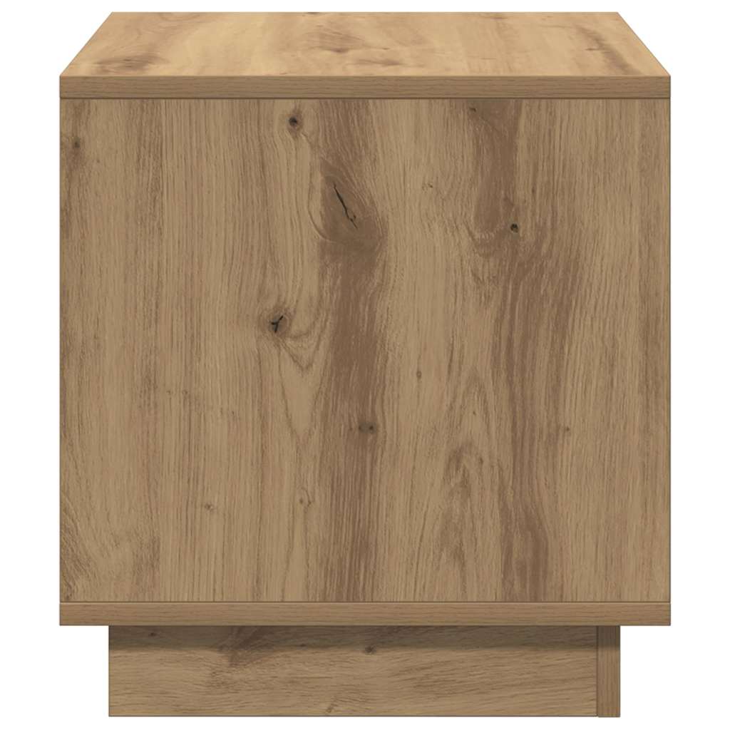 vidaXL Coffee Table Artisan Oak 40x40x43 cm Engineered Wood 6