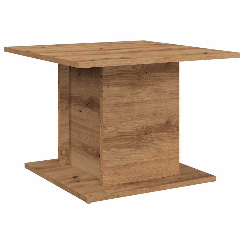 vidaXL Coffee Table Artisan Oak 55,5x55,5x40 cm Engineered Wood 2
