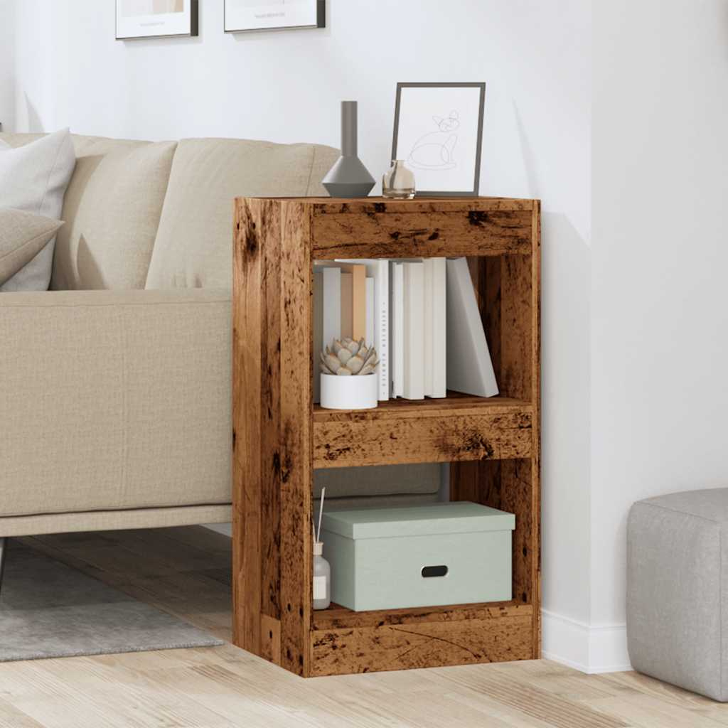 vidaXL Book Cabinet/Room Divider Old Wood 40x30x72 cm 3
