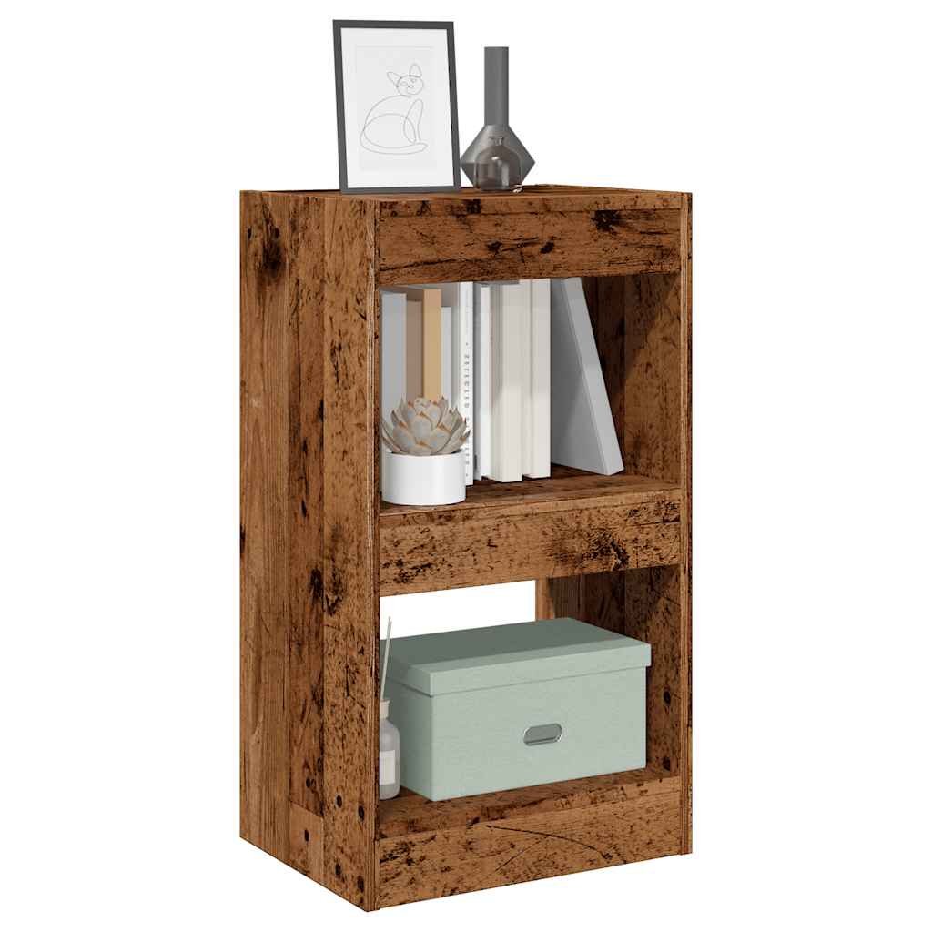 vidaXL Book Cabinet/Room Divider Old Wood 40x30x72 cm 1