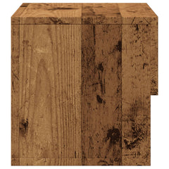 Wall-mounted Bedside Cabinets 2 pcs Old wood