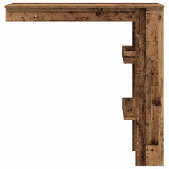 vidaXL Wall Bar Table Old Wood 102x45x103.5 cm Engineered Wood 4