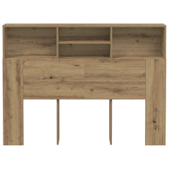 vidaXL Headboard Cabinet Artisan Oak 140x19x103.5 cm 4