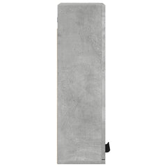 vidaXL Wall-mounted Bathroom Cabinet Concrete Grey 32x20x67 cm 5