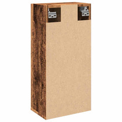vidaXL Wall-mounted Bathroom Cabinet Old Wood 32x20x67 cm 6