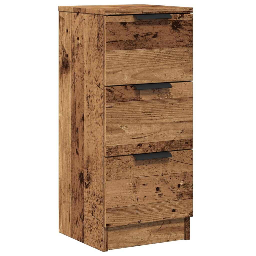 vidaXL Sideboard Old Wood 30x30x70 cm Engineered Wood 2