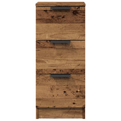 vidaXL Sideboard Old Wood 30x30x70 cm Engineered Wood 4