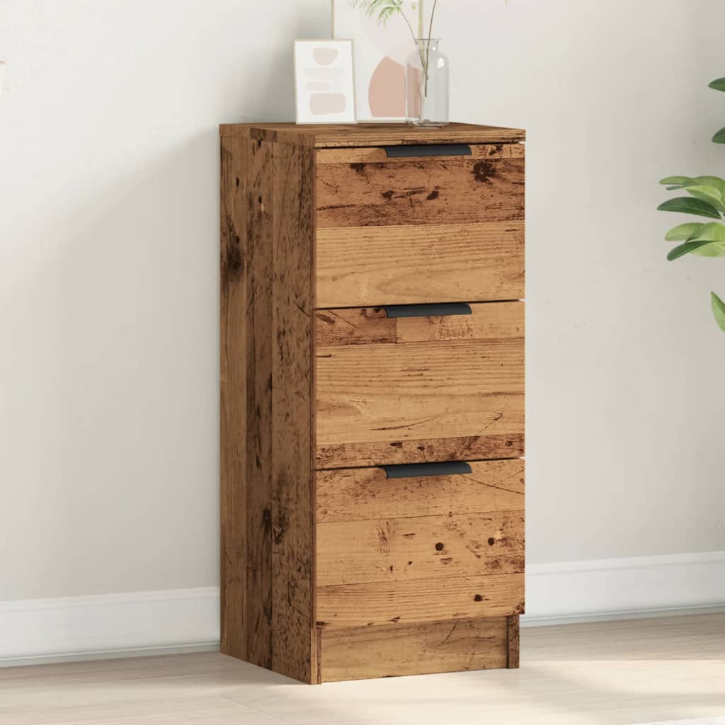 vidaXL Sideboard Old Wood 30x30x70 cm Engineered Wood 1