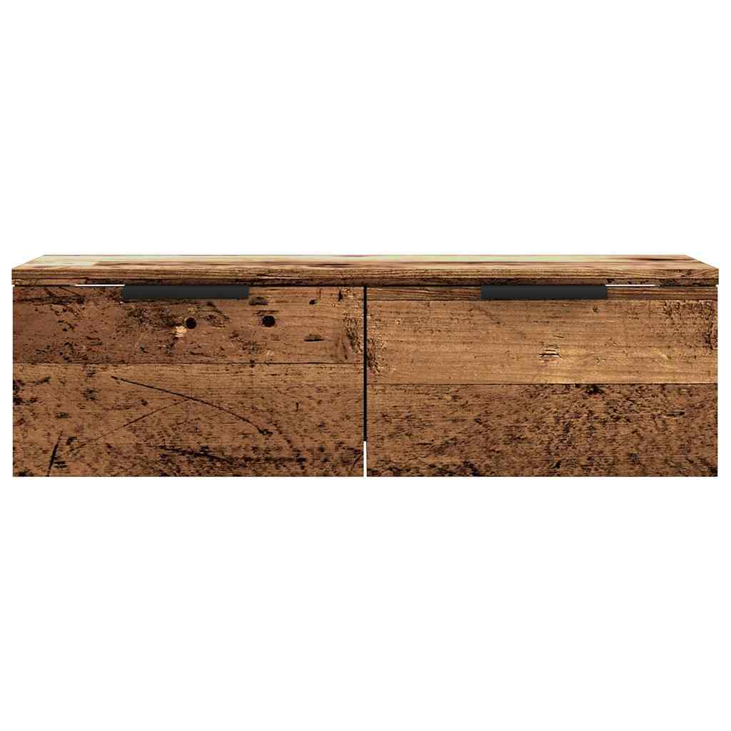 vidaXL Wall Cabinet Old Wood 68x30x20 cm Engineered Wood 4