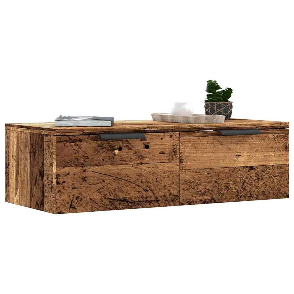 vidaXL Wall Cabinet Old Wood 68x30x20 cm Engineered Wood 1