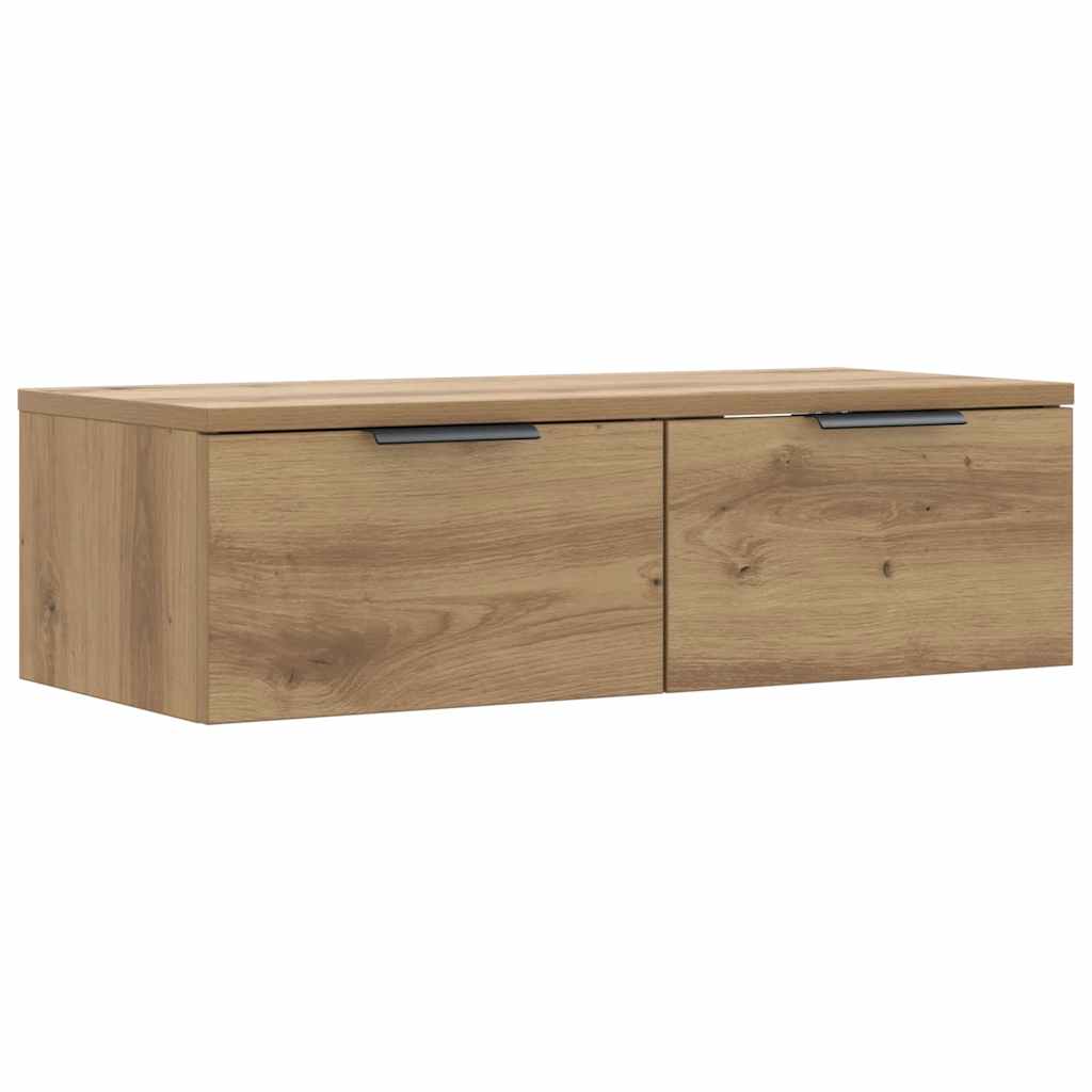 vidaXL Wall Cabinet Artisan Oak 68x30x20 cm Engineered Wood 2