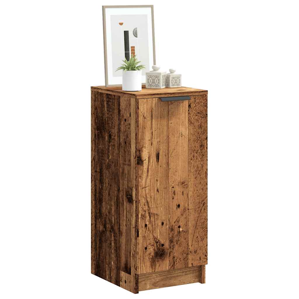 vidaXL Shoe Cabinet Old Wood 29.5x35x70 cm Engineered Wood 1