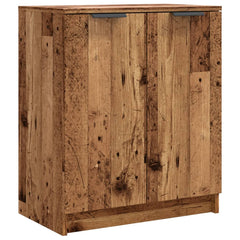 vidaXL Shoe Cabinet Old Wood 59x35x70 cm Engineered Wood 2
