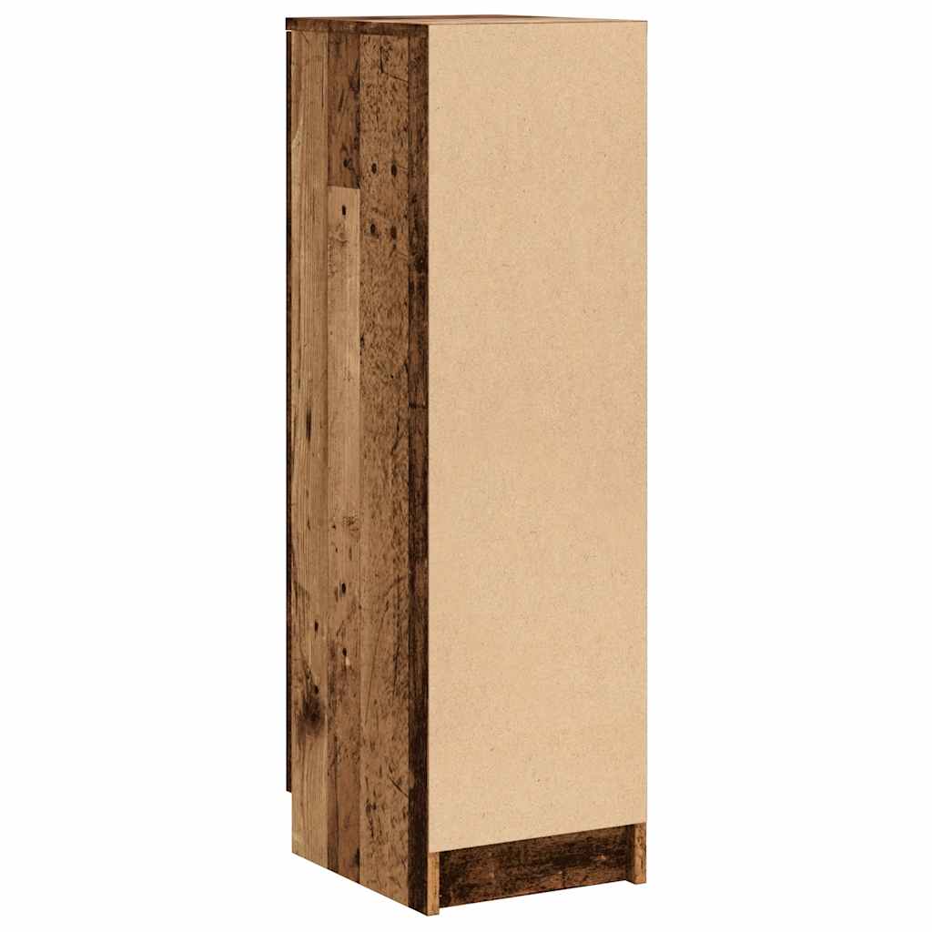 vidaXL Shoe Cabinet Old Wood 29.5x35x100.5 cm Engineered Wood 6