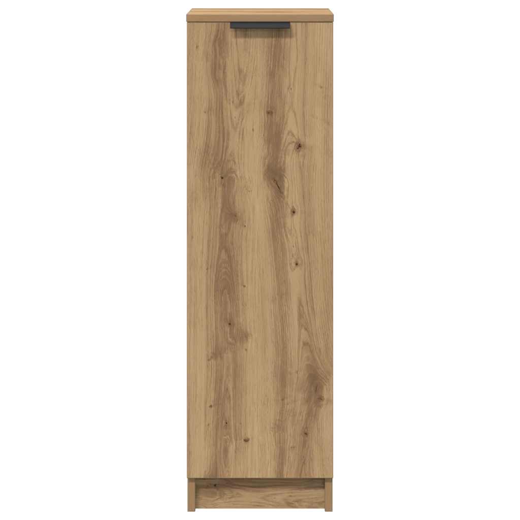 vidaXL Shoe Cabinet Artisan Oak 29.5x35x100.5 cm Engineered Wood 4