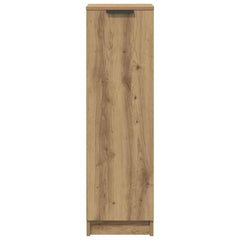 vidaXL Shoe Cabinet Artisan Oak 29.5x35x100.5 cm Engineered Wood 4